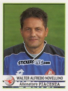 Figurina Walter Novellino (Allenatore) - Calciatori 2001-2002 - Panini