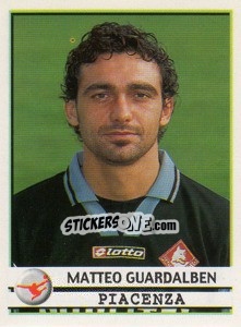 Figurina Matteo Guardalben - Calciatori 2001-2002 - Panini