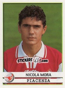 Sticker Nicola Mora - Calciatori 2001-2002 - Panini