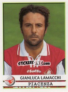 Figurina Gianluca Lamacchi - Calciatori 2001-2002 - Panini