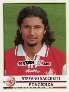 Sticker Stefano Sacchetti - Calciatori 2001-2002 - Panini