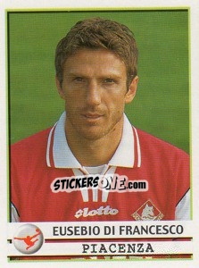 Figurina Eusebio di Francesco - Calciatori 2001-2002 - Panini