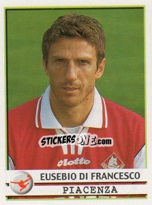 Sticker Eusebio di Francesco - Calciatori 2001-2002 n. 303 - Panini