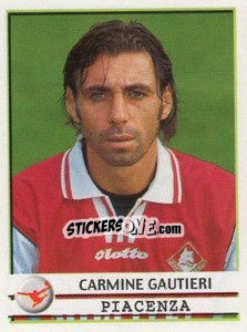 Sticker Carmine Gautieri - Calciatori 2001-2002 n. 307 - Panini