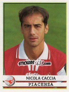 Sticker Nicola Caccia - Calciatori 2001-2002 - Panini