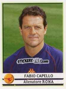 Sticker Fabio Capello (Allenatore) - Calciatori 2001-2002 n. 316 - Panini