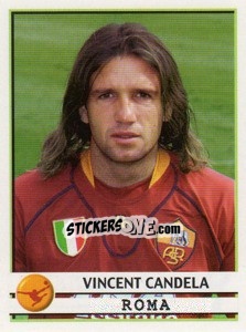 Figurina Vincent Candela - Calciatori 2001-2002 - Panini