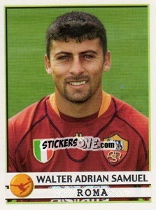 Cromo Walter Adrian Samuel