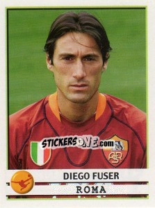 Sticker Diego Fuser - Calciatori 2001-2002 n. 325 - Panini