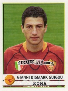 Sticker Gianni Bismark Guigou - Calciatori 2001-2002 - Panini