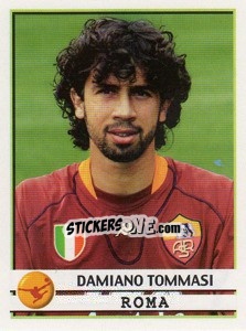 Sticker Damiano Tommasi - Calciatori 2001-2002 n. 328 - Panini