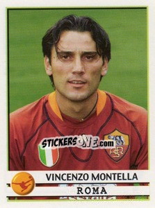 Sticker Vincenzo Montella - Calciatori 2001-2002 - Panini