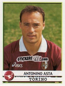 Figurina Antonio Asta - Calciatori 2001-2002 - Panini