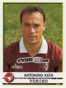 Sticker Antonio Asta - Calciatori 2001-2002 n. 350 - Panini