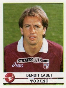 Sticker Benoit Cauet - Calciatori 2001-2002 n. 351 - Panini