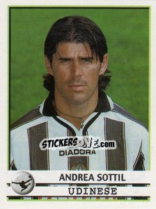 Sticker Andrea Sottil - Calciatori 2001-2002 n. 369 - Panini