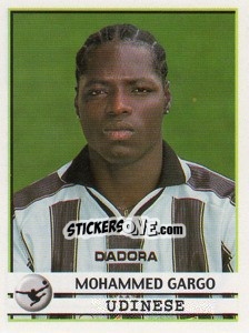 Sticker Mohammed Gargo - Calciatori 2001-2002 - Panini