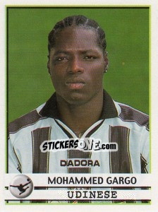 Sticker Mohammed Gargo - Calciatori 2001-2002 n. 370 - Panini