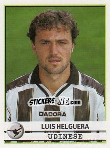 Sticker Luis Helguera - Calciatori 2001-2002 n. 375 - Panini