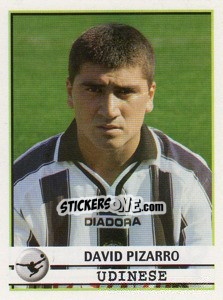 Sticker David Pizarro - Calciatori 2001-2002 n. 376 - Panini