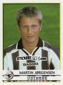 Figurina Martin Jorgensen - Calciatori 2001-2002 - Panini