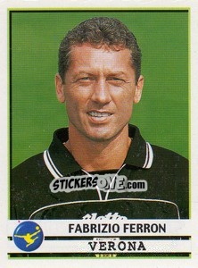 Sticker Fabrizio Ferron - Calciatori 2001-2002 - Panini