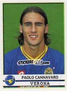 Cromo Paolo Cannavaro - Calciatori 2001-2002 - Panini
