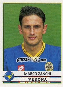 Sticker Marco Zanchi - Calciatori 2001-2002 n. 418 - Panini