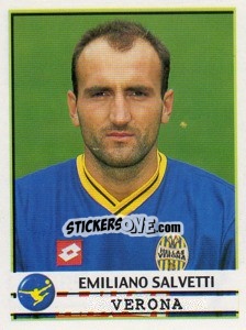 Sticker Emiliano Salvetti - Calciatori 2001-2002 n. 421 - Panini