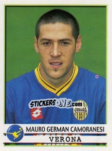 Sticker Mauro German Camoranesi - Calciatori 2001-2002 n. 424 - Panini