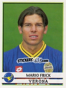 Figurina Mario Frick - Calciatori 2001-2002 - Panini