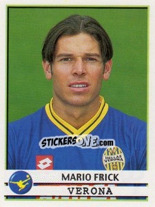 Sticker Mario Frick - Calciatori 2001-2002 n. 427 - Panini