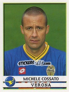 Sticker Michele Cossato - Calciatori 2001-2002 - Panini
