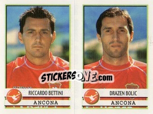 Sticker Bettini / Bolic  - Calciatori 2001-2002 n. 434 - Panini