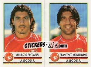 Sticker Peccarisi / Montervino  - Calciatori 2001-2002 - Panini