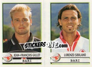 Sticker Gillet / Sibilano  - Calciatori 2001-2002 n. 442 - Panini