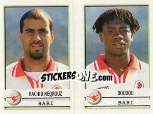 Cromo Neqrouz / Doudou  - Calciatori 2001-2002 - Panini