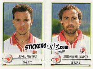 Sticker Pizzinat / Bellavista  - Calciatori 2001-2002 n. 448 - Panini