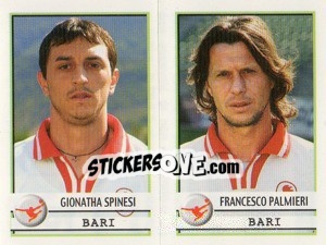 Sticker Spinesi / Palmieri  - Calciatori 2001-2002 - Panini
