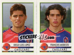 Sticker Lopez / Modesto  - Calciatori 2001-2002 n. 452 - Panini