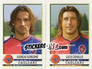 Sticker Gorgone / Cavallo  - Calciatori 2001-2002 n. 456 - Panini