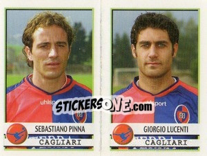 Sticker Pinna / Lucenti  - Calciatori 2001-2002 - Panini