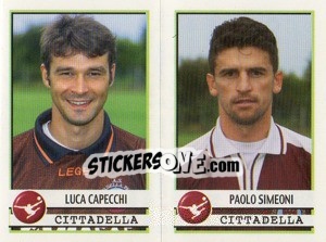Sticker Capecchi / Simeoni  - Calciatori 2001-2002 n. 460 - Panini
