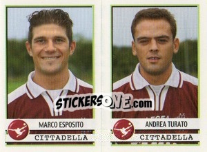 Sticker Esposito / Turato  - Calciatori 2001-2002 n. 461 - Panini