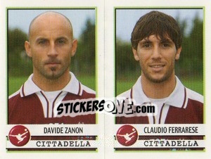 Sticker Zanon / Ferrarese  - Calciatori 2001-2002 n. 463 - Panini