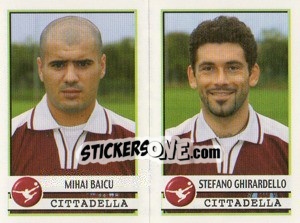 Sticker Baicu / Ghirardello  - Calciatori 2001-2002 n. 468 - Panini