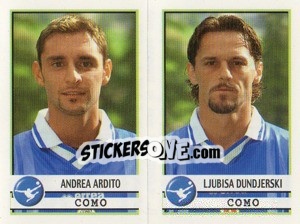 Sticker Ardito / Dundjerski  - Calciatori 2001-2002 - Panini