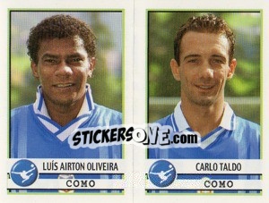 Sticker Oliveira / Taldo  - Calciatori 2001-2002 n. 477 - Panini