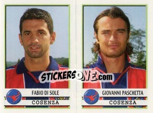 Sticker Di Sole / Paschetta  - Calciatori 2001-2002 n. 479 - Panini