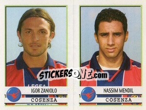 Sticker Zaniolo / Mendil - Calciatori 2001-2002 n. 486 - Panini